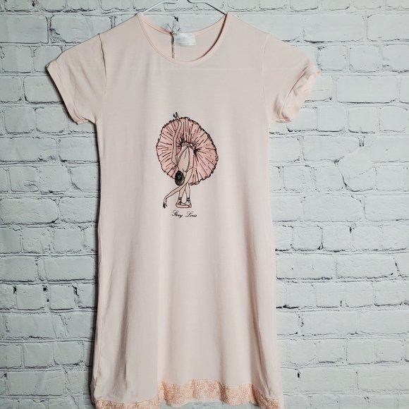 Story Loris Ballet Dancer Micromodal Pajama Dress - Picture 1 of 13